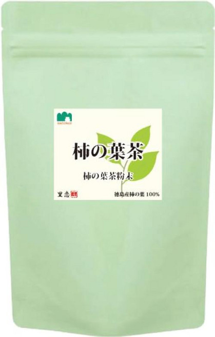 100% 120g 사토코이 감의 잎차 국산도쿠시마산 사토코이 농원 재배 감의 잎