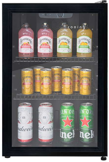 쿠잉전자 쇼케이스 미니 냉장고 70L 방문설치, [신속배송]rs/s71bk 소형