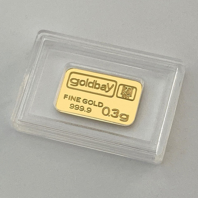 [골드베이미니] 순금 0.3g 미니골드바 콩알금 땅콩금 24K 999.9