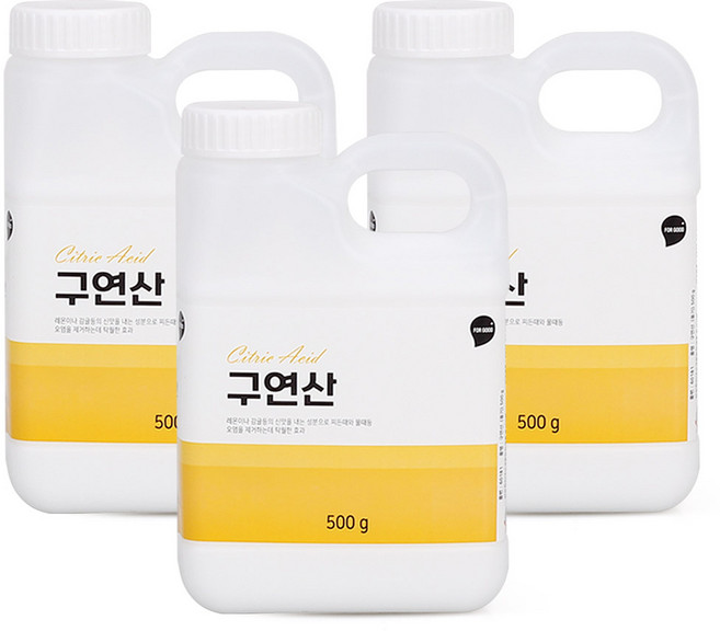 퍼굿 구연산 용기, 500g, 6개