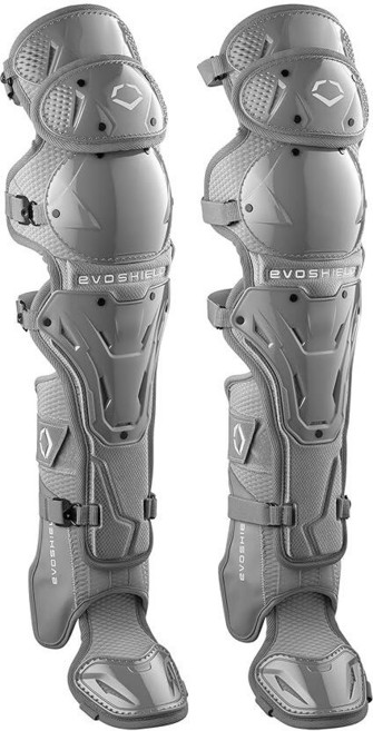 EvoShield 에보쉴드 Pro SRZ 2.0 야구 포수 다리 보호대 중급 그레이 198923, 회색