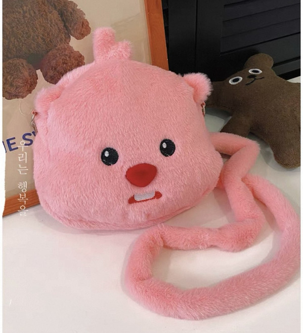 잔망루피 플러피 루피 비버 크로스 가방