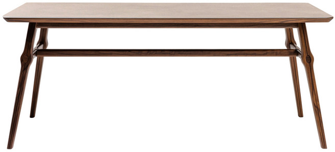 몽키우드 마노아 월넛 세라믹 테이블, 1380, 미네랄그레이