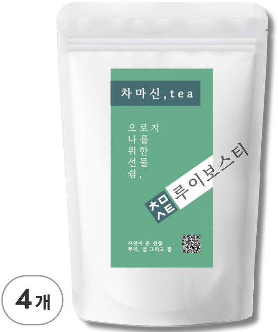 차마신티 루이보스티 남아공 루이보스차 차나무잎차 친환경 PLA 삼각티백, 1g, 4개, 50개입
