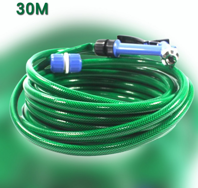 세차호스 30M 고무 호수 물 청소 워터 수도 물분사기, 1개, 다용도세차호스30M