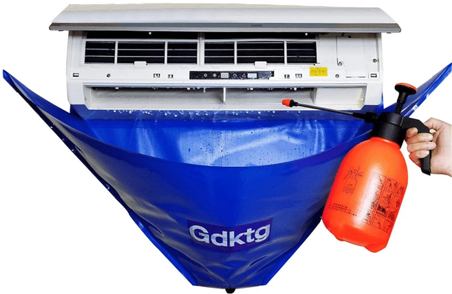 Gdktg 冷氣清洗套裝，適用1至1.5噸掛壁式空調, 1個, 新款16件套, 無