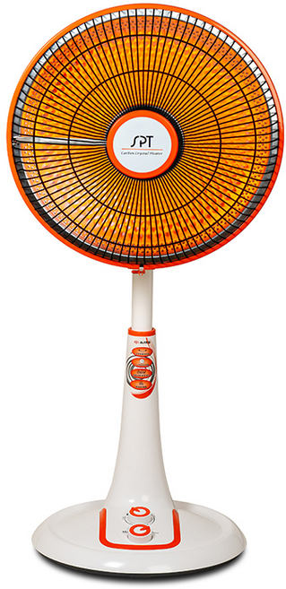 尚朋堂 碳晶擺頭定時電暖器 36cm大扇面 自動斷電 定時設計, 1台, SH-2336CA