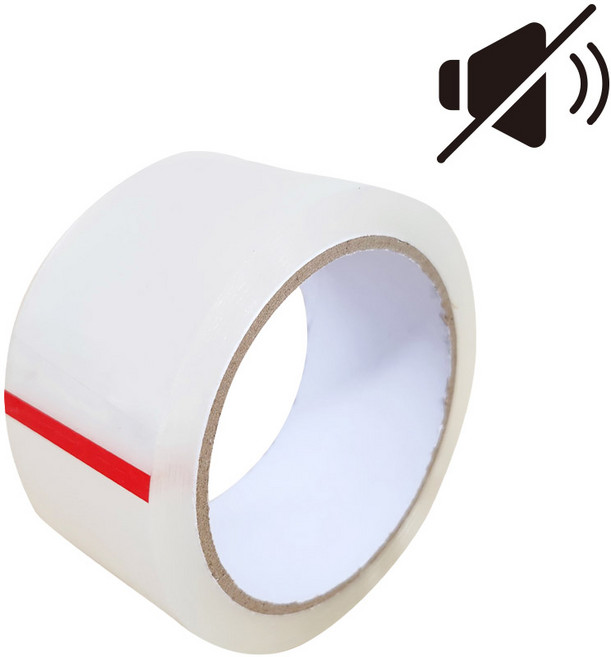 완전 무소음 OPP 투명 박스테이프 60mic 48mm, 1개, 40m