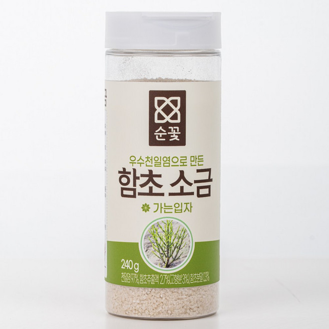 순꽃 함초소금 마일드 HACCP 우수천일염 사용, 240g, 1개