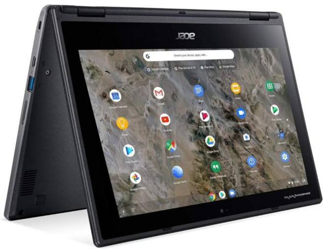 Acer 크롬북 스핀 311 R721T-62ZQ 11.6 터치스크린 2 in 1 - 1366 x 768 A6-9220C 4GB RAM 32GB 플래시 메모리 셰일 블랙 크롬 O, Acer 크롬북 스핀 311 R721T-62ZQ 11.