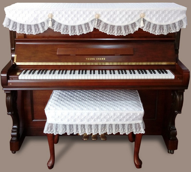 실크레이스 피아노/의자 1단 커버세트 #250, 배송요청란에사이즈기재바랍니다, 1개