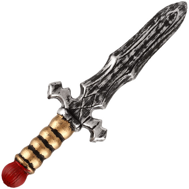 파티짱 모형 칼 총 무기 할로윈 데이 파티 소품, 단검, 1개