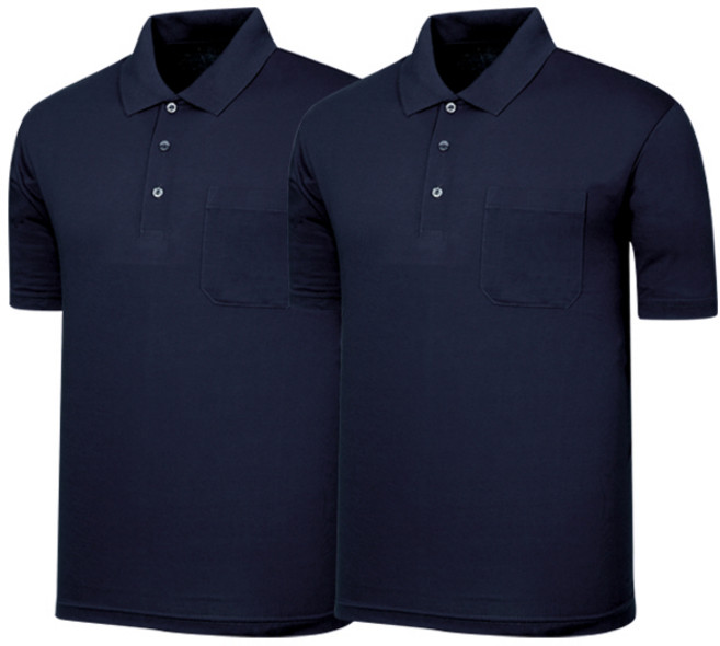 1+1 나인앤나인 무지 30수 면 카라 여름 반팔 티셔츠(2장)