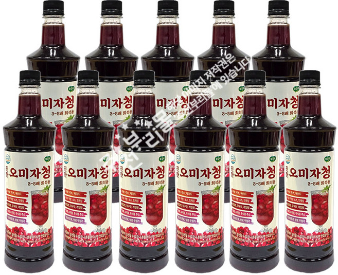 광야 진한 오미자청, 970ml