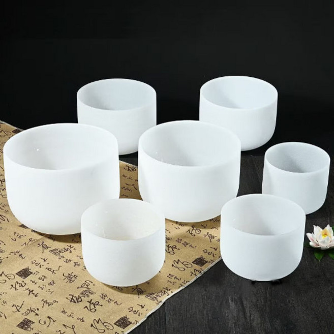 水晶缽音療缽套裝 冥想放鬆淨化空間能量, 1個, 規格