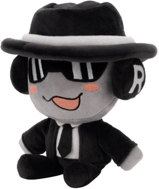 로블록스 포세이큰 찬스 인형 Forsaken Chance 20cm, 1개, black