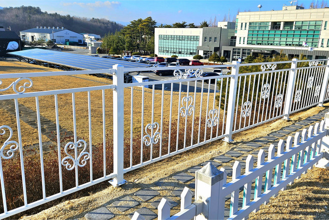 휀스 디자인휀스 울타리 단조휀스 난간 전원주택 아트 펜스DH02, 검정