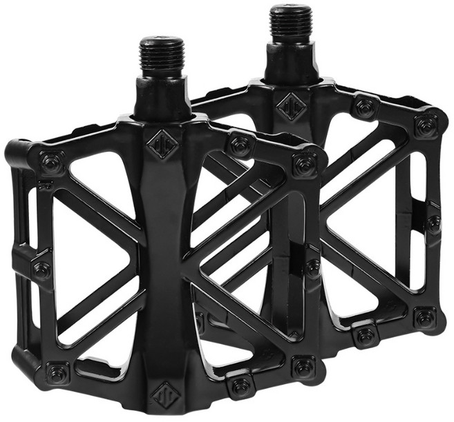 에쉬울프 볼베어링 자전거 평페달, 블랙, 1세트