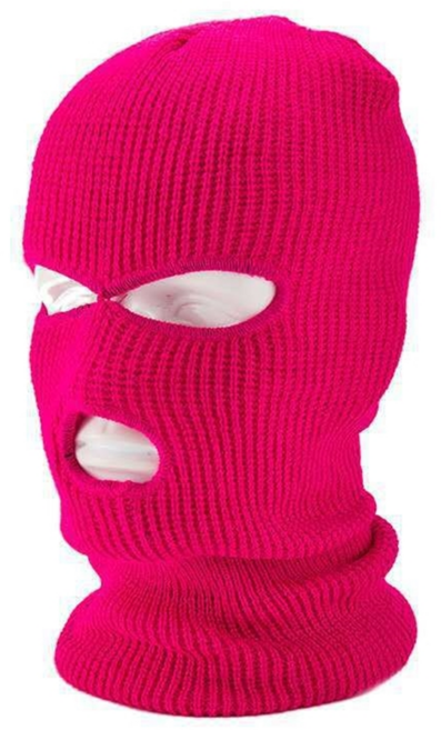 솔레르 호흡이 편한 강도 복면, 1개, 핫핑크