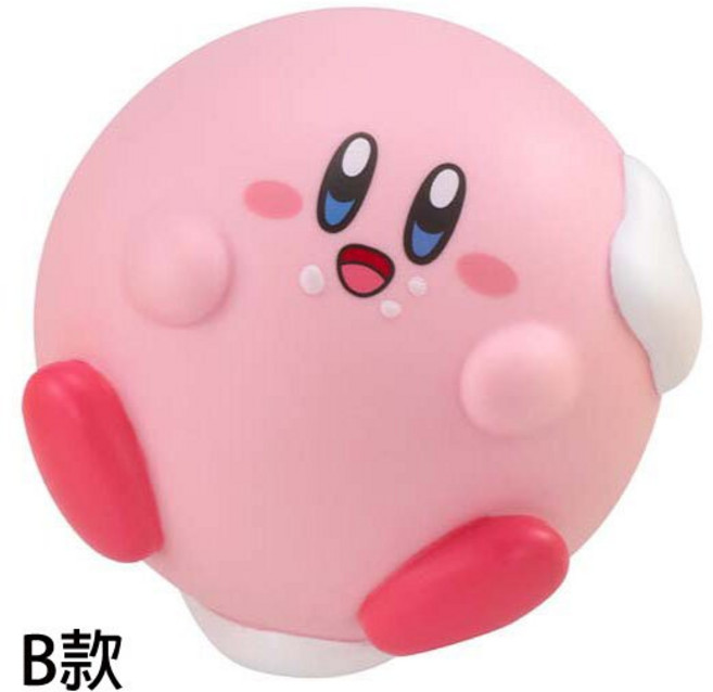 BANDAI 星之卡比捏捏隊 造型公仔, 1個, B款/粉色卡比款