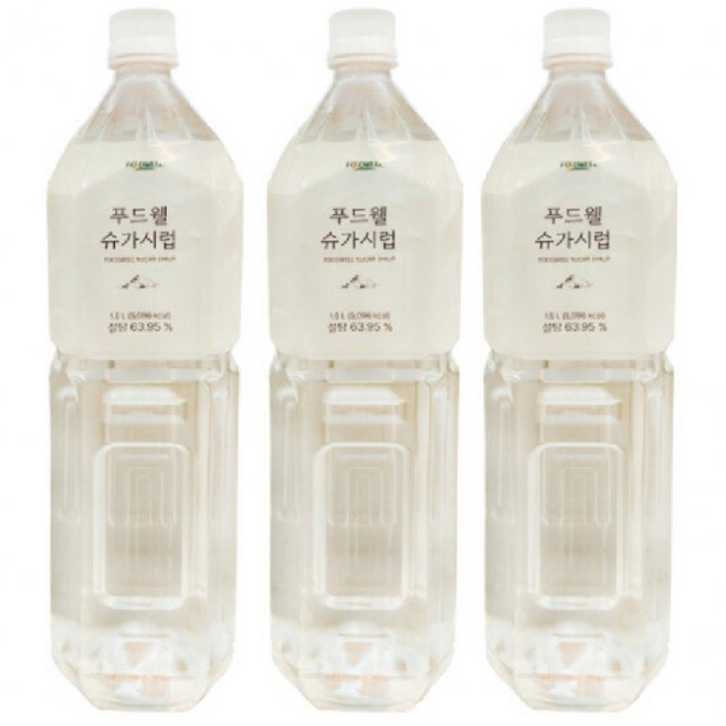 커피시럽 푸드웰 슈가시럽 간식 학생 친구 선생님 카페커피 설탕시럽 커피시럽 설탕 커피슈가, 6개, 1.5L