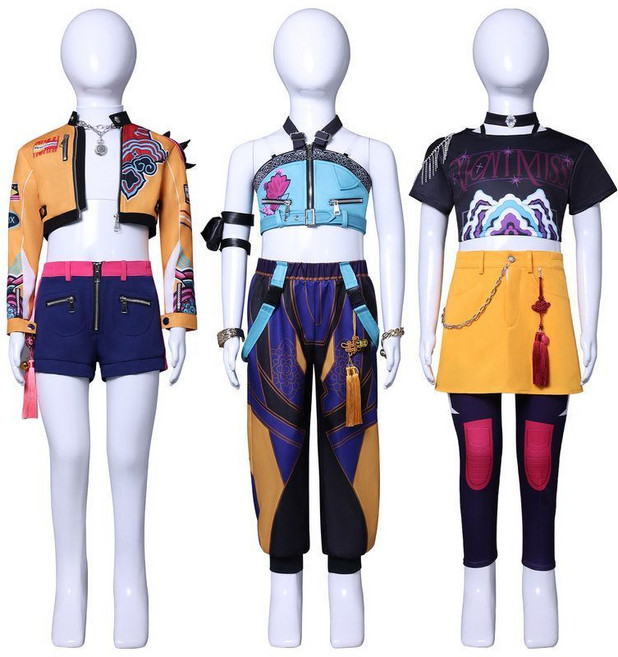 케이팝데몬헌터스 케데헌 할로윈 코스프레 의상 코스튬 미라 조이 루미 액세서리 가발