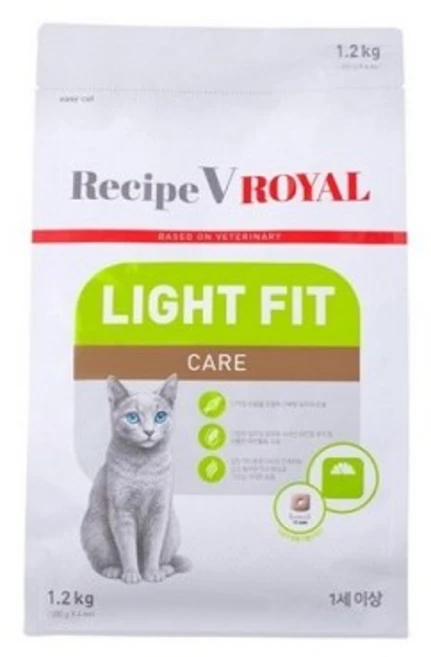 유한양행레시피브이 고양이 로얄 기능성 사료, 다이어트, 1.2kg, 2개 - 쿠팡