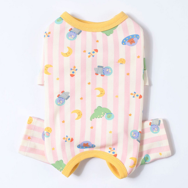 강아지올인원 강아지 실내복 내복 올인원 강아지옷 여아용 드림버디, 1개, AL100PK