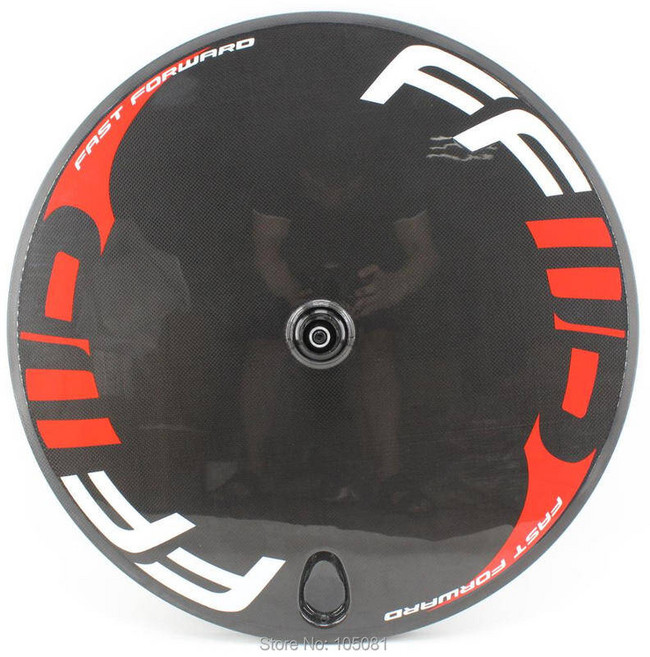 휠셋 새로운 700C 도로 자전거 전체 탄소 섬유 관형 클린 처 튜브리스 림 바퀴 트랙 고정 기어 디스크 동봉 된, Road bike wheel, Clincher, 1개