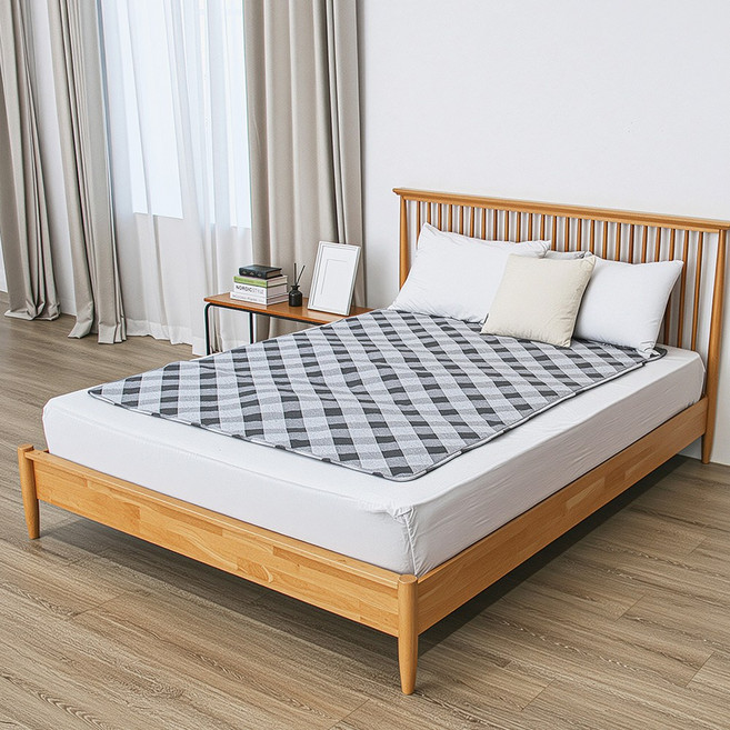 국내생산 한일의료기 전기요 전기매트 싱글 스트라이프 100cm x 180cm