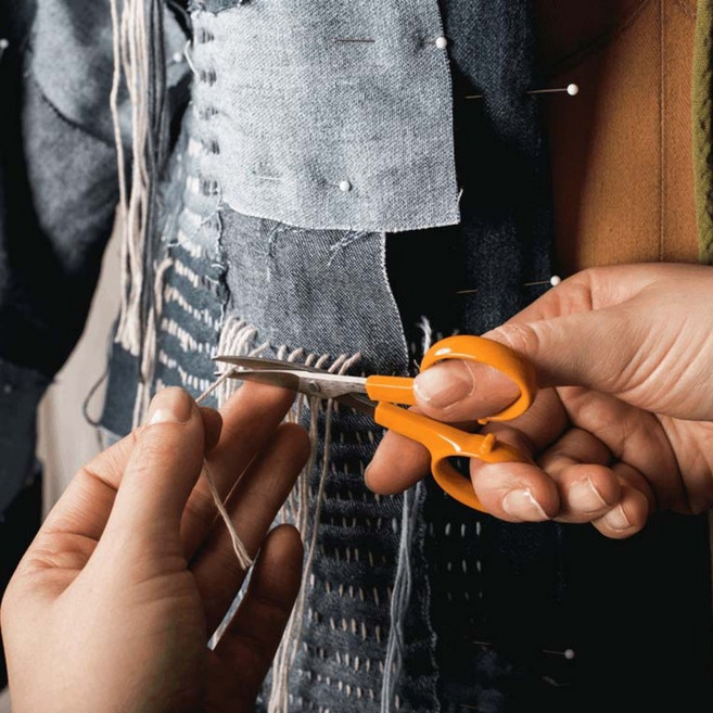 MADE IN FINLAND 피스카스 섬세한 봉제작업 자수 직선 재단가위 1005143