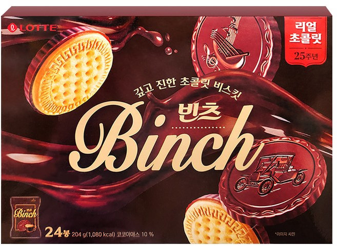 롯데 빈츠, 204g, 1개