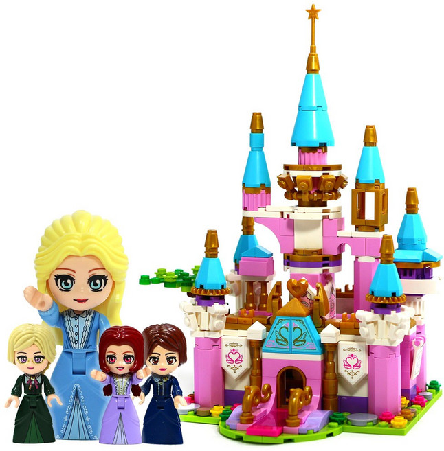 레아 공주의 궁전 4종 세트 합체 왕궁 블록 어린이 선물 블럭 생일 크리스마스, 1개
