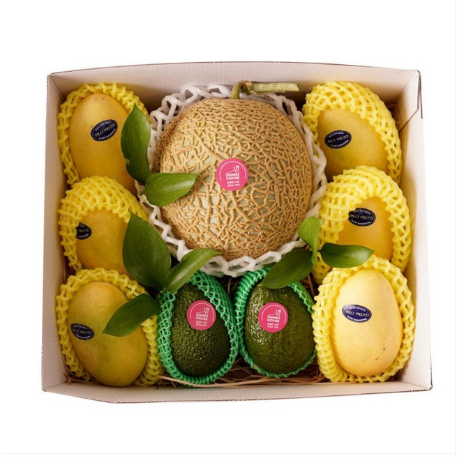 명절과일선물세트 멜론 아보카도 망고 혼합, 1세트