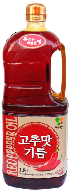 영미 고추맛기름, 1.8L, 2개