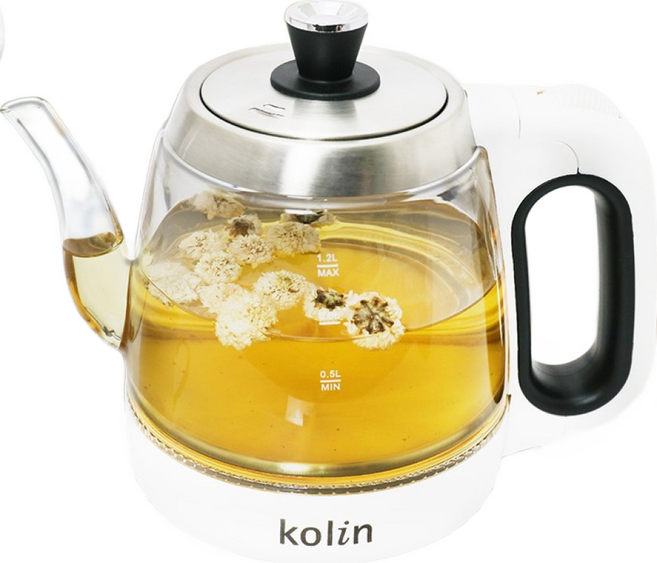 Kolin 歌林 1.2公升LED玻璃快煮壺, KPK-HCA100