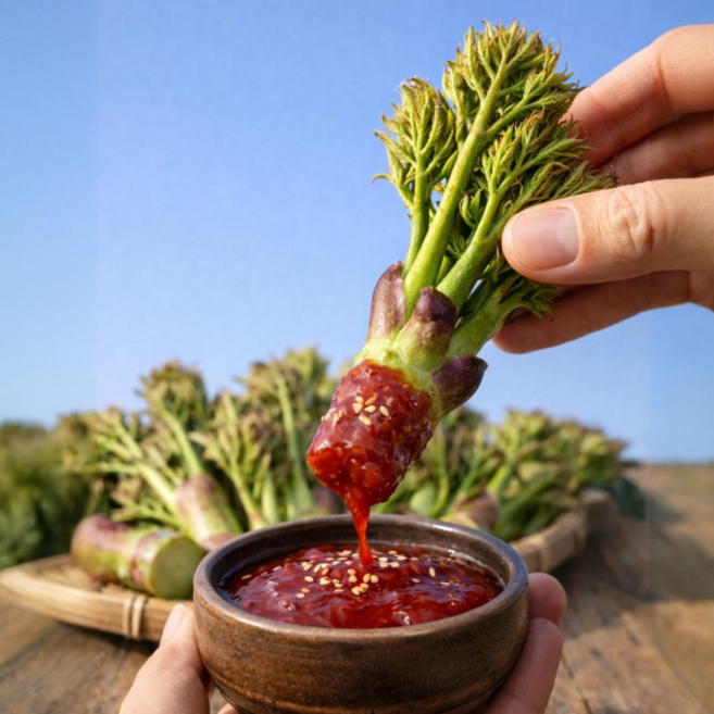 [재구매율1위] 자연산참두릅 당일수확 산지직송 참두릅 원순, 1세트, 500g