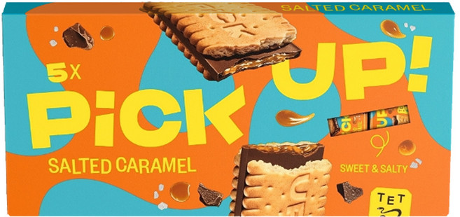 발센 픽업 쏠티드 카라멜 쿠키 5개입 달콤 짭짤 비스킷, 1개, 140g