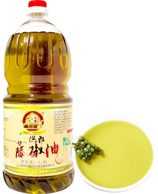 마샹쭈이 마향 마조유 산초기름, 1.8L, 1개