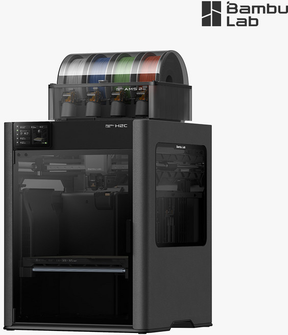 Bambu Lab 뱀부랩 H2C Combo 3D 프린터, H2C + AMS 2 PRO