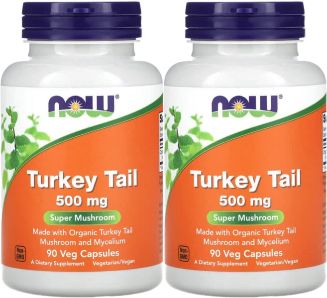 나우푸드 구름버섯 500mg 90캡슐 2통, 90정 - 쿠팡