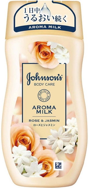 일본 존슨즈 바디로션 바디 케어 아로마밀크 로즈자스민 200ml, 1개