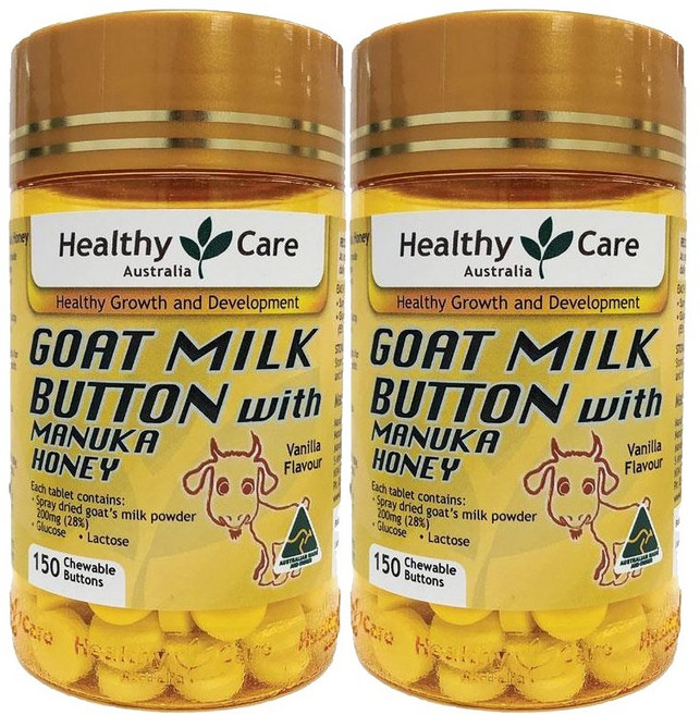 헬씨 케어 산양유 + 마누카꿀 150 츄어블정 X 2개, 1세트, 150정