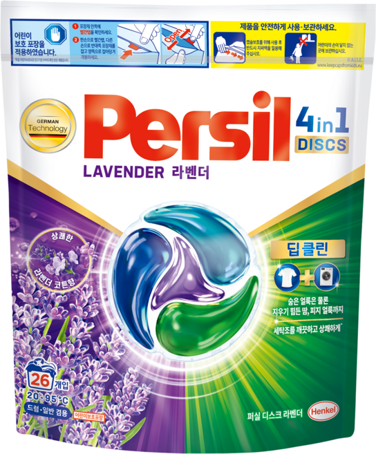 퍼실 디스크 캡슐세제 라벤더, 26개입, 1개