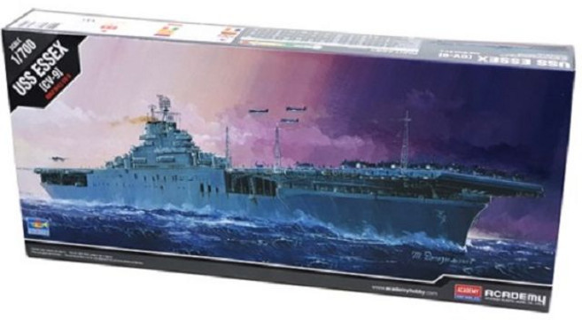 1/700 미해군 에식스 CV-9 선박 군함 프라모델 cha*2990IK, 1개