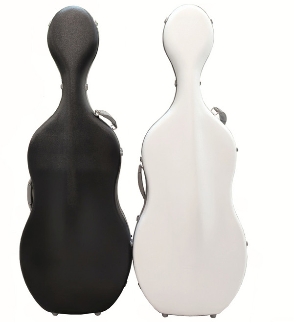 첼로케이스 경량 하드케이스 SH-C610 3.2kg 가벼운 무게 4/4사이즈 새로운 색상추가, 실버, 1개