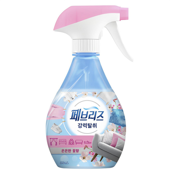 페브리즈 강력 섬유탈취제 은은한 꽃향 본품, 370ml, 1개