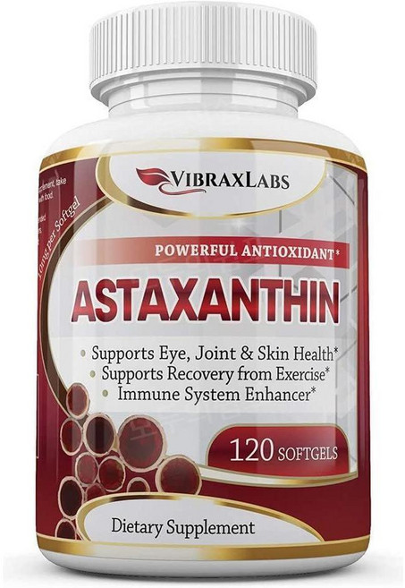 vibraxlabs Astaxanthin 비스락스랩스 아스타잔틴 10mg 120소프트젤, 상품선택, 1개, 120정