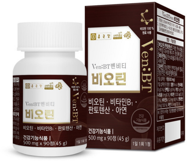 벤비티 종근당 비오틴 45g, 90정, 1개