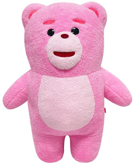 공식정품 벨리곰 뽀글이 대형 인형 쿠션 60cm / 생일 선물 애착 곰인형 크리스마스 응원 우정 커플 안고자는 바디필로우 곰돌이, 1개